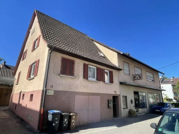 Immobilie in Neckartenzlingen - Abriss mit Neubebauung oder Sanierung- 3-Fam.-Haus mit großer Gewerbeeinheit auf 642 m² Grund! - Bild 1