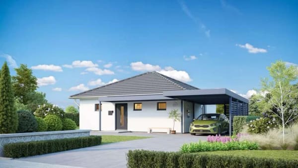 Immobilie in Aislingen - Individueller Bungalow in Aislingen mit moderner Wärmepumpenheizung - Bild 0