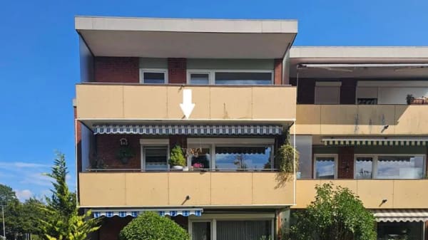 Immobilie in Büdelsdorf - 1.Gepflegte Eigentumswohnung mit großem Balkon, Stellplatz & Keller in attraktiver Lage - Bild 2