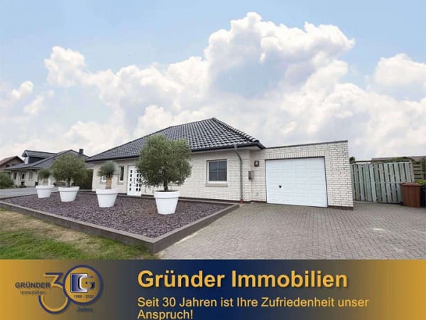 Immobilie in Sustrum - Käufer Provisionsfrei! Wohlfühlen auf einer Ebene - attraktiver Bungalow mit großem Garten - Bild 0