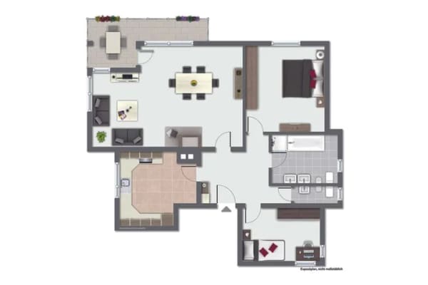 Immobilie in Bamberg - Wer hat schon 41 m² Wohnzimmer? - 3-Zimmer-Whg. im 1. OG mit Balkon in Bamberg - Bild 0