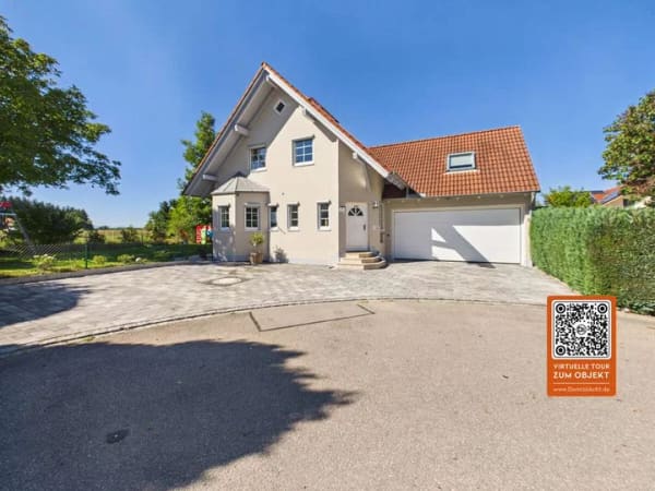 Immobilie in Pürgen - Naturnah wohnen: Einfamilienhaus mit Alpenblick - Bild 0
