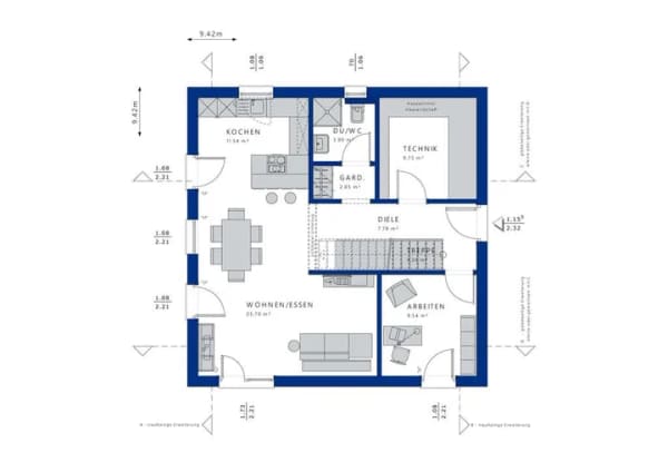 Immobilie in Sankt Goar - Bien-Zenker Familienhaus - großzügig geplant, individuell gestaltet - Bild 2