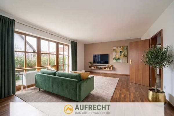 Immobilie in Schwabhausen - A U F R E C H T °MITTEN IN STETTEN-SCHWABHAUSEN° Doppelhaushälfte mit Garten & Garage an der S2 - Bild 0