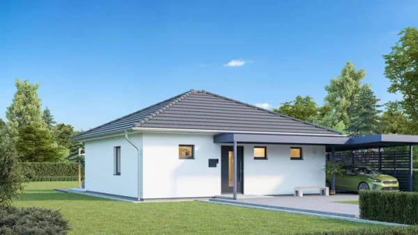 Immobilie in Dürmentingen - Projektierter Fertighaus Bungalow in Dürmentingen mit 3 Zimmern - Bild 2