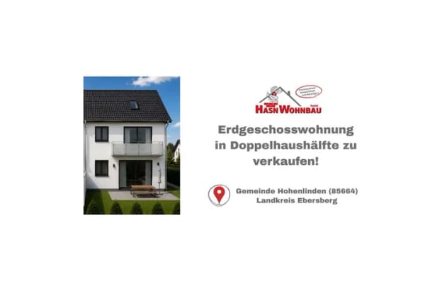 Immobilie in Hohenlinden - Wohnen m. Charakter: 2-Zimmer-Wohnung in Hohenlinden mit Garten und Hobbykeller mit zusätzlichem Bad - Bild 0