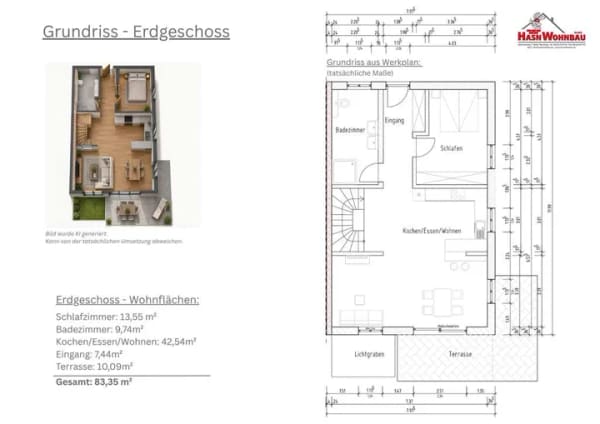 Immobilie in Hohenlinden - Wohnen m. Charakter: 2-Zimmer-Wohnung in Hohenlinden mit Garten und Hobbykeller mit zusätzlichem Bad - Bild 1