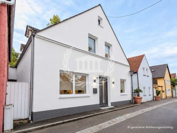 Immobilie in Burglengenfeld - Wohnen mitten in Burglengenfeld | Stadthaus mit 136 m² & 2 Garagen! - Bild 0