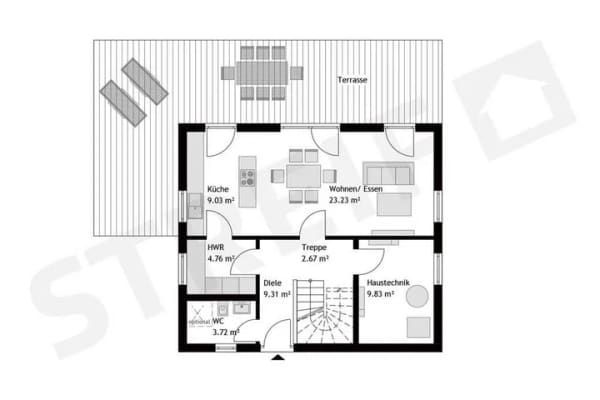 Immobilie in Aichstetten - STREIF Traumhaus mit Keller und KfW 40 Ausstattung incl. Baugrundstück - Bild 3