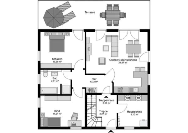 Immobilie in Tüßling - Zweifamilienhaus in Tüßling - Projekt nach Ihren Wünschen - Bild 1