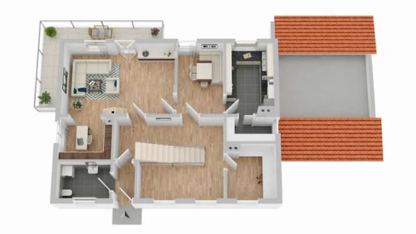 Immobilie in Leiblfing - Freistehendes Einfamilienhaus in attraktiver Hanglage - Bild 2