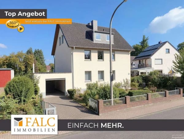 Immobilie in Niederkassel - Charmantes Raumwunder mit Potenzial – großzügiges Wohnhaus mit Garten & Garage auf Erbbaugrundstück - Bild 0