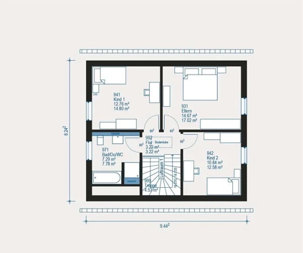 Immobilie in Vohburg an der Donau - Individuell geplantes Einfamilienhaus in Vohburg an der Donau - Flexibel, modern und gehoben ausgest - Bild 3