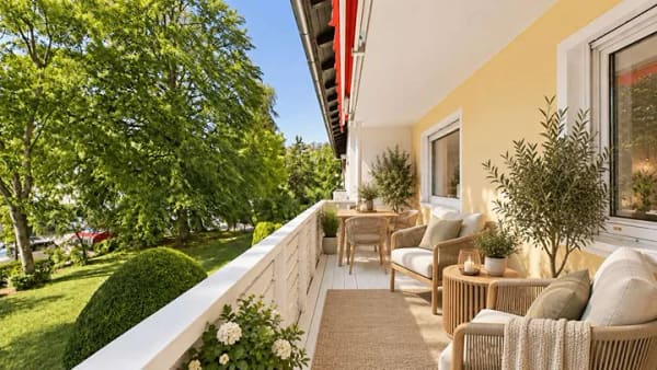 Immobilie in Grünwald - HEGERICH: Zwei Wohnebenen, sechs Zimmer, Südwestbalkon – einzigartige Etagenwohnung in Grünwald - Bild 3