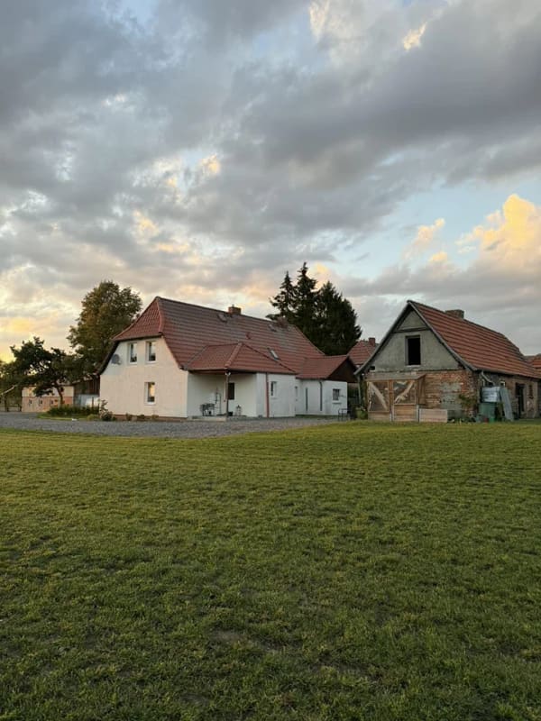 Immobilie in Woldegk - Landhaus mit zwei Wohneinheiten, Scheune & 12.141 m² Grundstück - Bild 2