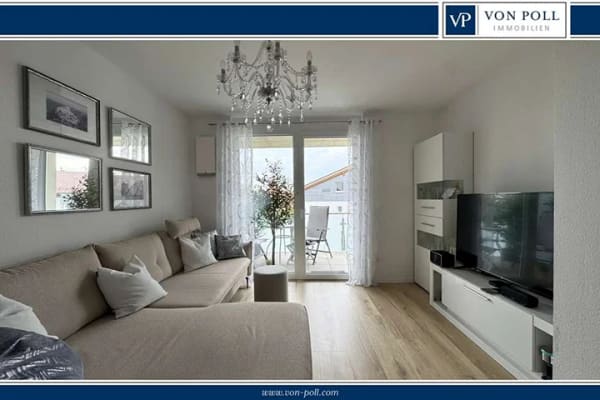 Immobilie in Weidenbach - Moderne 3-Zimmer-Wohnung mit Balkon, Aufzug und Carport - Bild 0