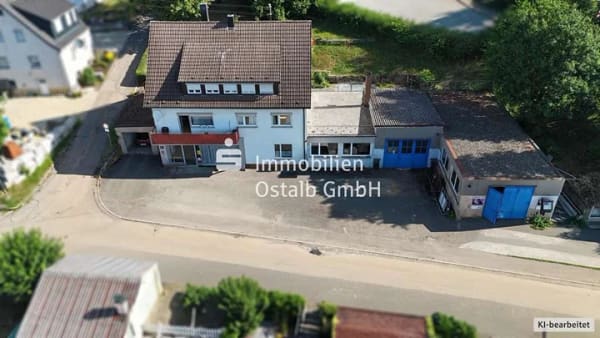 Immobilie in Leinzell - Wohnen, Gewerbe, Garten inklusive freiem Bauplatz. Ihr neues Projekt in Leinzell - Bild 0