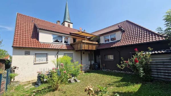 Immobilie in Heiningen - Wohnen und Arbeiten verbinden oder komplett als Wohnhaus nutzen! - Bild 1