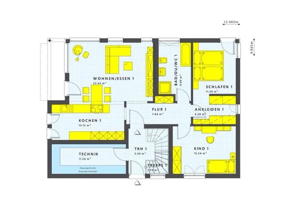 Immobilie in Michelfeld - LivingHaus Mehrgenerationenhaus - Individuell geplantes Zuhause für deine Familie - Bild 1