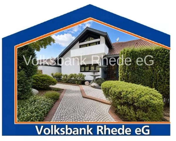 Immobilie in Rhede - Exklusive Architektenvilla in Rhede: Fünf Wohneinheiten, Wellnessbereich, Garagen und Stellplätze - Bild 0