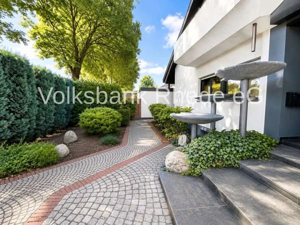 Immobilie in Rhede - Exklusive Architektenvilla in Rhede: Fünf Wohneinheiten, Wellnessbereich, Garagen und Stellplätze - Bild 3