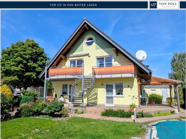 Immobilie in Teichland - Komfortables Zweifamilienhaus mit großzügigem Platzangebot nahe dem Cottbuser Ostsee - Bild 0
