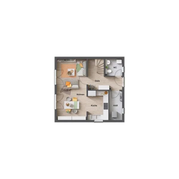 Immobilie in Münchehofe - 15748 Hermsdorf, Müh... - Grundstück 1 - Raumwunder 90 - Bild 2