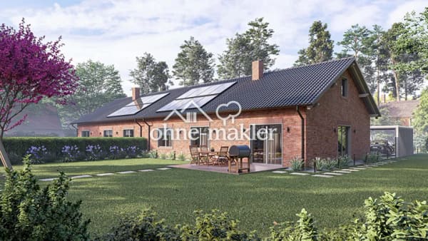 Immobilie in Barum - Hochwertige Bungalow-Haushälfte mit EBK & Sauna - attraktive, ruhige Lage von Barum - Bild 4