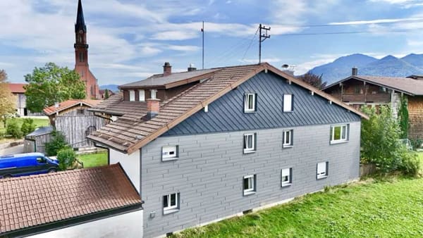Immobilie in Übersee - Großzügige 4-Zimmer-Wohnung mit mit Bergblick, Kamin und eigenem Garten - Bild 4