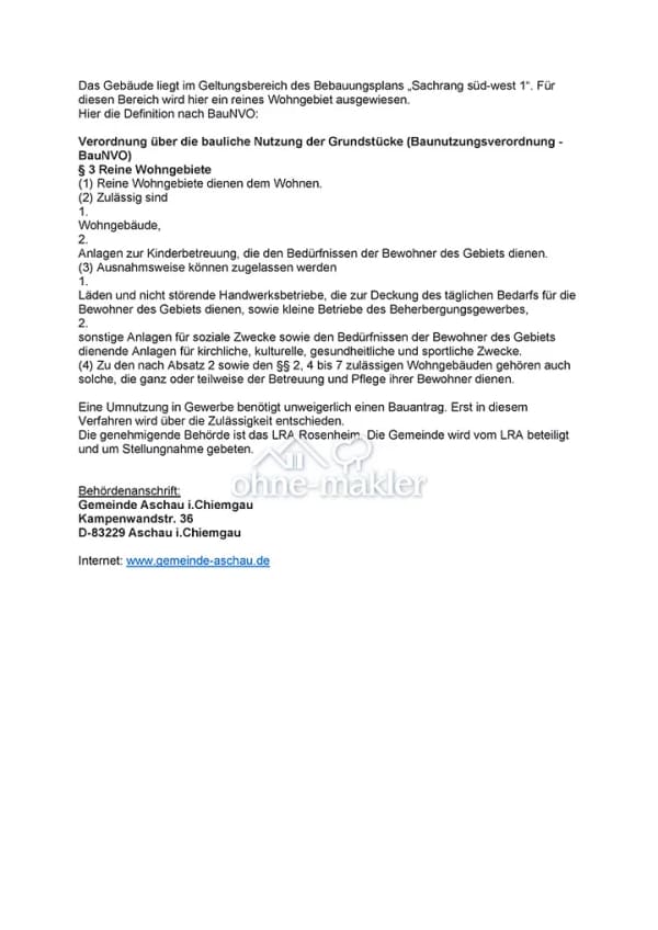 Immobilie in Aschau im Chiemgau - Grossimmobilie,  Chiemseenähe, ca. 12 Räume, 7 Duschen/WC,  1 Garage+8 Stellplätze, Bergblick - Bild 1