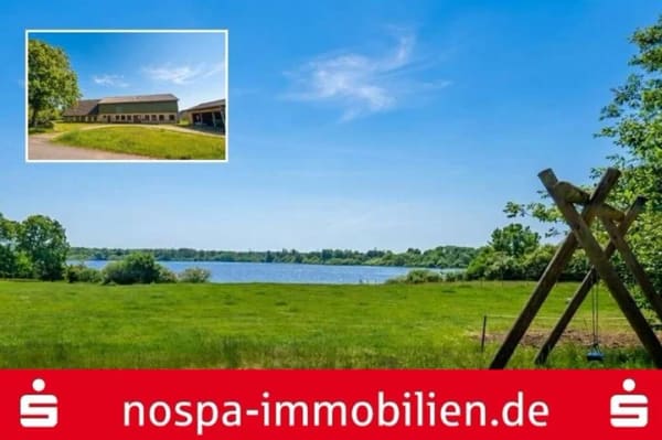 Immobilie in Lürschau - Historisches Landhaus mit Seeblick und zwei Wohneinheiten bietet großes Entwicklungspotenzial - Bild 0