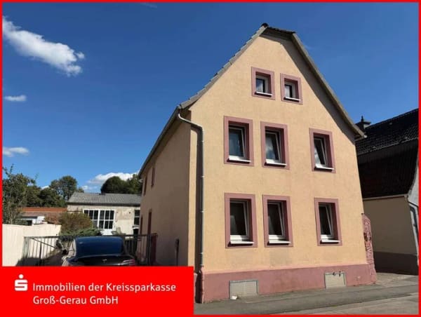 Immobilie in Pfungstadt - Wohnhaus mit Lagerhalle im Herzen von Pfungstadt - Bild 0