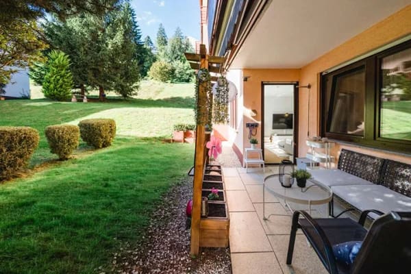 Immobilie in Unterreichenbach - Gartenwohnungsgefühl mit Terrasse - 3 Zimmer, modern, ruhig und besonders - Bild 0