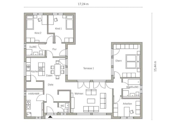 Immobilie in Paulinenaue - 162 m². Viel Platz für euch. Erstaunlich wenig Weg dazwischen. - Bild 3