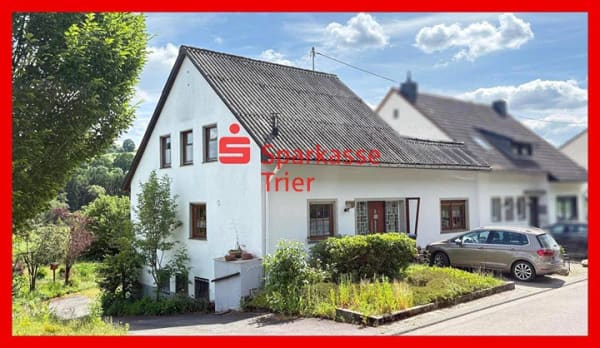 Immobilie in Zerf - Charmante Doppelhaushälfte mit Wintergarten und weitläufigem Garten - Bild 0
