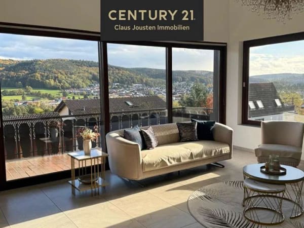 Immobilie in Höchst im Odenwald - Provisionsfrei – Einzigartiges Architektenhaus mit Panoramablick in exklusiver Hanglage - Bild 0