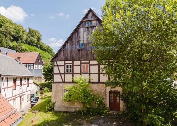 Immobilie in Hohnstein - Über 300 Jahre Geschichte: Fachwerkhaus für Naturliebhaber in Hohnstein im NP Sächsische Schweiz - Bild 3