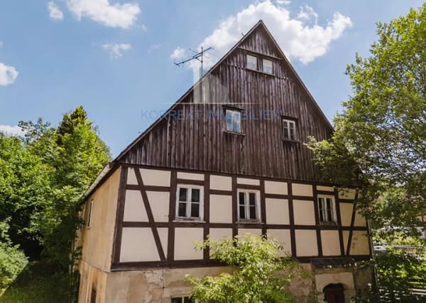 Immobilie in Hohnstein - Über 300 Jahre Geschichte: Fachwerkhaus für Naturliebhaber in Hohnstein im NP Sächsische Schweiz - Bild 4