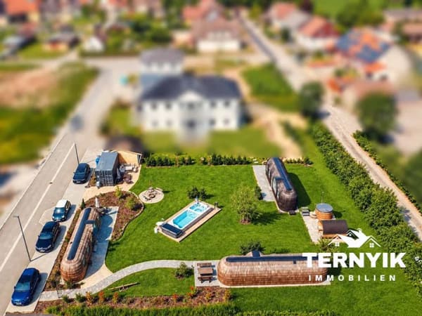 Immobilie in Bundorf - Psssttt! SECRET-RETREAT! Wellnessoase, Sauna, Swim-Spa, Hot-Tub, Pool, 3 x Tiny-House - MEGA-Rendite - Bild 0