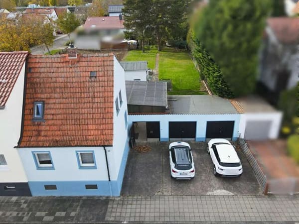 Immobilie in Frankenthal (Pfalz) - ++großes Erbpachtgrundstück mit kleinem Häuschen in ruhiger Lage zu verkaufen++. - Bild 1
