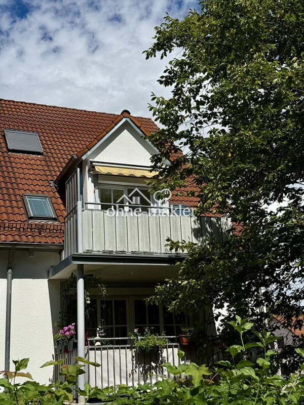 Immobilie in Aystetten - Sonniges Zuhause mit Südbalkon - 2-Zimmer-Wohnung zum Selbstbezug - Provisonsfrei - Bild 0