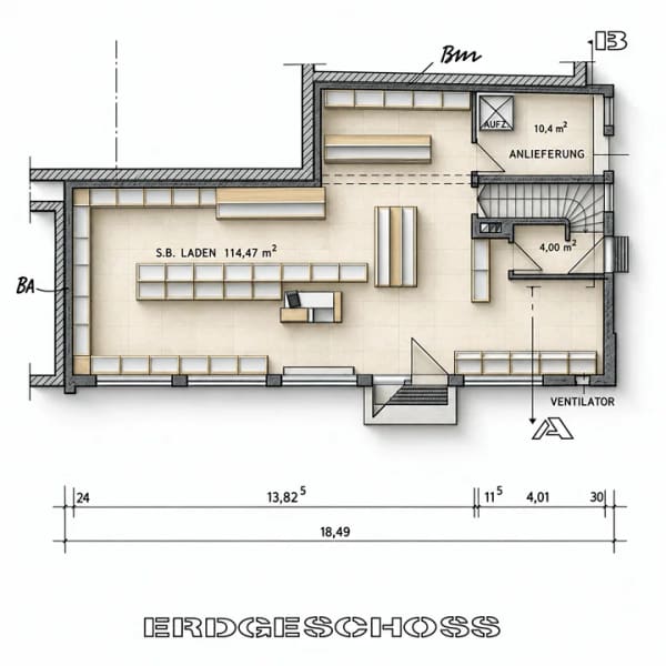 Immobilie in Grabenstätt - Wohn-und Gewerbegebäude im Zentrum von Bergen ( 115 m² + 141 m²) - Bild 3