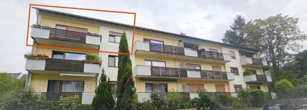 Immobilie in Bad Honnef - Gepflegte zentrumsnahe 3-Zimmer-Eigentumswohnung mit zwei Balkonen und Blick über Bad Honnef - Bild 0