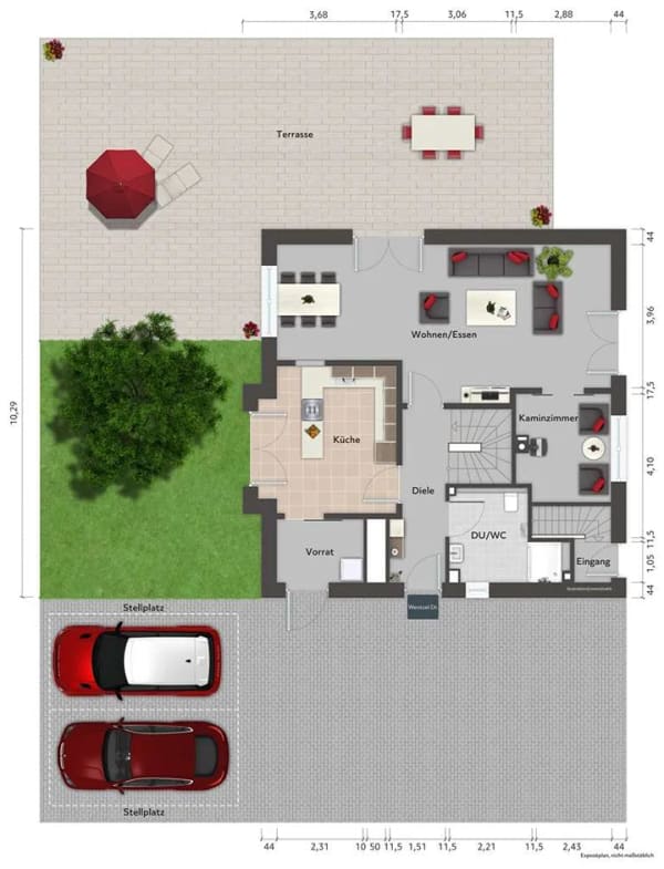 Immobilie in Witzhave - Neuwertige Stadtvilla mit Vollkeller und großem Grundstück in Witzhave - Wentzel Dr. - Bild 1