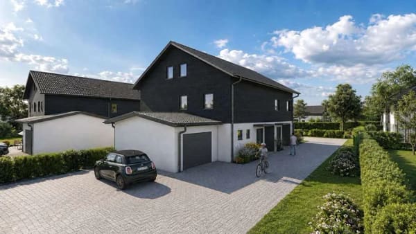 Immobilie in Ettringen - Neubau-Doppelhaushälfte in Holzbauweise mit KfW 55, Garage und Stellplatz in Ettringen - Bild 1