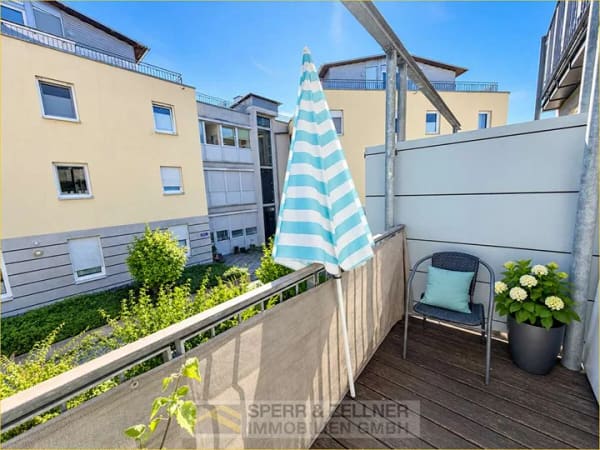 Immobilie in Dorfen - Dorfen: Gepflegte 1-Zimmer-Wohnung mit Balkon und Tiefgaragenstellplatz nahe dem Stadtzentrum - Bild 0