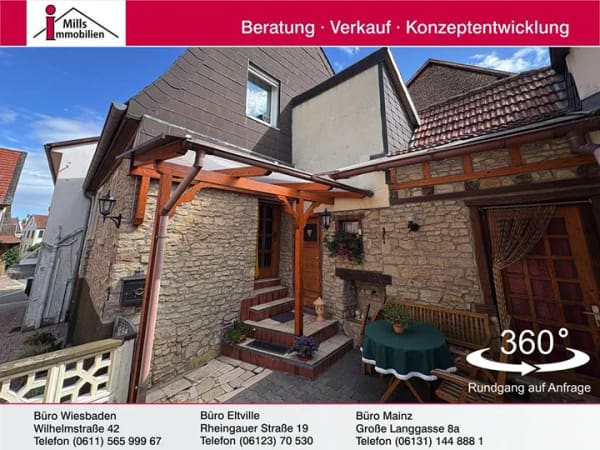 Immobilie in Gau-Algesheim - Charmantes Eigenheim mit Potenzial in beliebter Lage von Gau-Algesheim - Bild 0