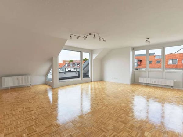 Immobilie in Renningen - 3,5-Zimmer-Dachgeschosswohnung | Balkon | TG-Stellplatz & Außenstellplatz in Malmsheim - Bild 0