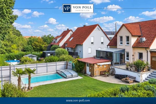 Immobilie in Rügland - Gemütliches Einfamilienhaus in traumhafter Waldrandlage mit Pool und Urlaubsfeeling! - Bild 0