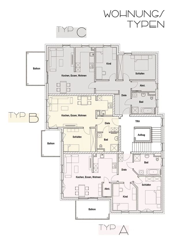 Immobilie in Neustadt an der Waldnaab - Neubau 2-Zimmer-Eigentumswohnung mit West-Balkon im 1. Obergeschoss | EH40 QNG - Bild 2